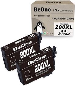 img 4 attached to High-Quality BeOne Remanufactured Ink Cartridge: Epson 200 XL 200XL T200 T200XL Black 2-Pack for WF-2540 WF-2530 WF-2520 XP-200 XP-410 Printers