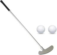 🏌️ versatile golf putter set for men - right/left handed, indoor/outdoor training putters - ideal for home office and green mat practice - includes golf mini kids club and 2 plastic practice balls логотип