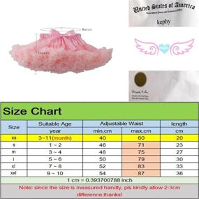 img 3 attached to 🎀 36 Colorful Tutu Skirts for Little Girls: Extra Fluffy Ballet Pettiskirt for Baby Girls (6M-10T)