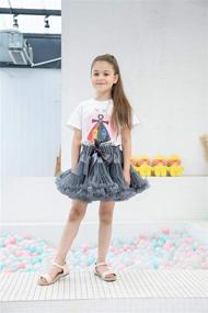 img 2 attached to 🎀 36 Colorful Tutu Skirts for Little Girls: Extra Fluffy Ballet Pettiskirt for Baby Girls (6M-10T)