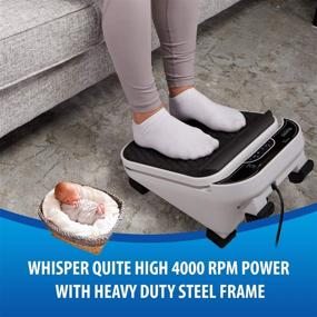 img 1 attached to 🦶 Quake Plate Foot Massager: High RPM Oscillating Deep Tissue Massage for Foot Pain Relief, Calf Muscle Recovery | 30 Speed Vibrate, Infrared Remote Control