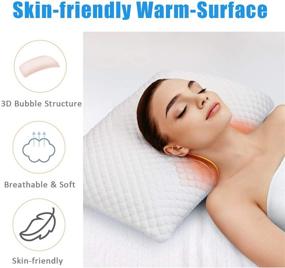 img 2 attached to 🌬️ 2-Pack Cooling Pillow Cases for Night Sweats and Hot Flashes - Breathable Soft Ice Silk Pillowcases for Sleeping, Q-Max 0.4 Cooling Covers with Hidden Zipper, Machine Washable - Standard Size 20" x 26