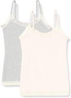 👚 iris & lilly women's cotton vest, pack of 2: stylish and essential basics for women logo