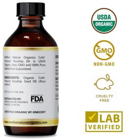 img 3 attached to 🌹 Organic Rosehip Seed Oil - Cold Pressed & Unrefined Facial Oil for Anti-Aging, Moisturizing - Effective for Fine Lines, Wrinkles, Acne Scars - 100% Pure - Face, Hair & Skin Care (4 oz)