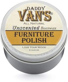 img 2 attached to 🐝 Daddy Van's Unscented Beeswax Furniture Polish: Non-Toxic, Odorless Wood Wax for Nourishing Furniture, Antiques, Cabinets, and Butcher Block