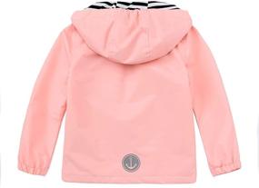 img 3 attached to 🧥 Stay Dry in Style: M2C Boys Girls Hooded Waterproof Jacket for Ultimate Protection