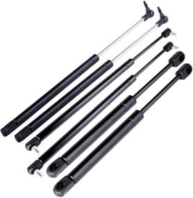 img 4 attached to 🚘 ECCPP Lift Supports - Set of 6 Gas Springs Shocks for Jeep Grand Cherokee 1999-2004 - 2 Hood, 2 Liftgate, 2 Window Struts