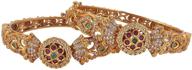 tarinika sarang gold plated indian bracelet girls' jewelry logo