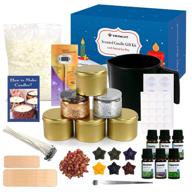 🕯️ yrym ht candle making kit for adults - complete candle soy wax gift set: wax, dyes, fragrance oil, tins & more logo