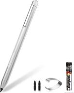 ✒️ high-quality stylus pen compatible with multiple hp laptop models - envy x360, pavilion x360, spectre x360, spectre x2 (silver) logo