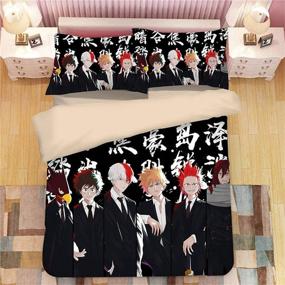 img 1 attached to Bakugou & Deku Anime Bedding Set - 3PCS Quilt Cover + Pillowcases - DHSPKN