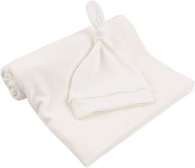 img 4 attached to 👶 Cotton Swaddle Blanket for Newborns - Nursery Bedding Essential in Kids' Home Store