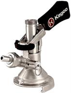 kegco kc kt1104w: german slider a system keg coupler with ergonomic lever handle and stainless steel probe logo