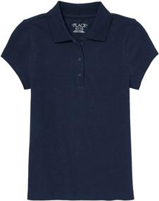 img 4 attached to 👚 The Children's Place Girls' Uniform Pique Polo 5-Pack: Ultimate Quality and Value!