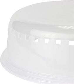 img 3 attached to 🍽️ Chef Craft Classic Microwave Cover 10 inch Clear: Efficiently Shield your Meals!