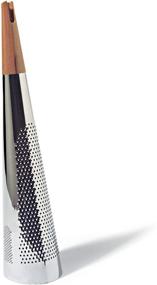 img 1 attached to 🧀 Alessi 'Todo' Cheese and Nutmeg Grater - Giant, Steel and Wood, Silver