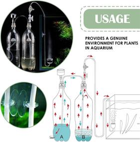 img 1 attached to 🌿 Улучшенный набор системы генератора DIY CO2: манометр, воздушный клапан и CO2 диффузор для оптимального роста водных растений в аквариумах