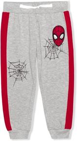 img 1 attached to Marvel Jogger Athletic Sweatpants Spider Man