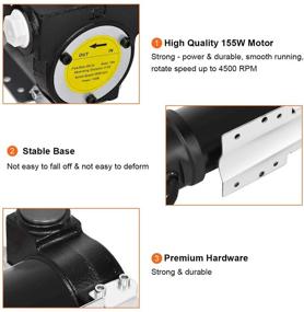 img 2 attached to Goplus Electric Fuel Pump 12V - High-Speed 10GPM Diesel, Bio Kerosene, and Oil Transfer Extractor