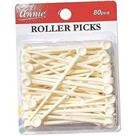 🌈 annie plastic roller picks - pack of 80 (#3199) logo