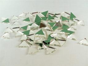 img 3 attached to 🔶 300 Pieces of 1/2-Inch Triangle Mirror Mosaic Tiles