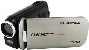 img 3 attached to 📹 Bell+Howell DV7HD-GY Slice2 HD Camcorder: Full 1080p Recording, Touchscreen & 60x Zoom