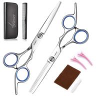 💇 superior hair cutting scissors set: top-notch, stainless steel haircut shears for salon professionals, barbers, and hairdressers logo