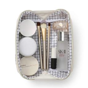img 2 attached to Stay Organized and Beautiful with OXYTRA Waterproof Cosmetic Toiletry Organizer