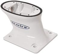 🌊 seaview aft rake 5" tall radar mount, white - enhanced performance and style logo