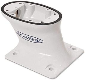 img 1 attached to 🌊 Seaview AFT Rake 5" Tall Radar Mount, White - Enhanced Performance and Style