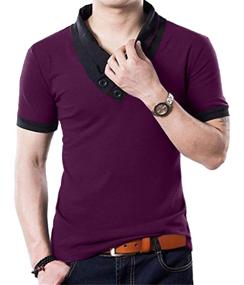 img 3 attached to YTD Cotton Casual V Neck T Shirts: Stylish Comfort for Everyday Wear