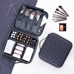 img 3 attached to 🧰 Versatile Cosmetic Organizer: Adjustable Compartments for Travel Accessories and More