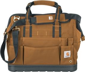 img 3 attached to 🛠️ Carhartt Legacy 16-Inch Tool Bag with Molded Base in Carhartt Brown