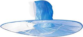 img 2 attached to 🌂 Революционная складная зонтичная кепка Juvale UFO: максимальная защита от дождя в пути!