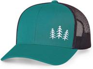 🌳 low key caps: stylish tree snapback baseball hat for trucker fashion logo