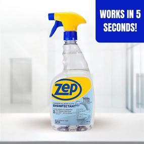 img 3 attached to ✨ Zep Quick Clean Disinfectant (ZUQCD324): 32 oz. Case of 4 | Kills 99.9% of Bacteria in 5 Seconds