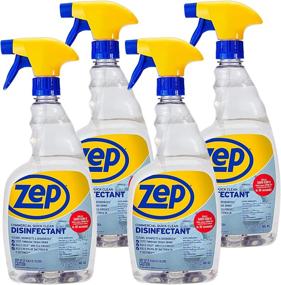 img 4 attached to ✨ Zep Quick Clean Disinfectant (ZUQCD324): 32 oz. Case of 4 | Kills 99.9% of Bacteria in 5 Seconds