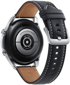 img 2 attached to 📱 Samsung Galaxy Watch 3 из нержавеющей стали 45 мм SpO2 кислород сна GPS Sports Fitness Smartwatch IP68 Водонепроницаемый международная модель Быстрая зарядка в комплекте с Кубом Серебряный - Без S Pay SM-R840