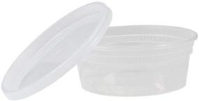 img 4 attached to TRiPAK TD40008 Plastic Deli Container