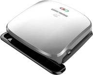 🍔 george foreman grp3060p: ultimate 4-serving removable plate grill & panini press in platinum logo