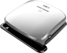 img 4 attached to 🍔 George Foreman GRP3060P: Ultimate 4-Serving Removable Plate Grill & Panini Press in Platinum