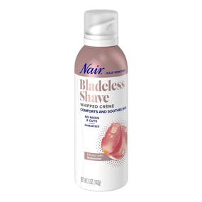 img 4 attached to 🌹 Nair Rosewater-Infused Bladeless Shave Whipped Crème: Effective Hair Remover, 5oz