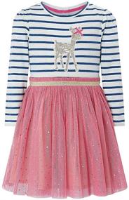 img 1 attached to Dresses Princess Children B1167 Light Pink 4T Girls' Clothing for Dresses