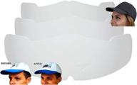 pack of 3 white manta ray baseball caps crown inserts – improve fit, shape, stiffness, and storage for low profile caps, flex-fit hats – hat shaper, hat stretcher, hat support, hat padding, hat cleaning aid with 100% money-back guarantee. logo