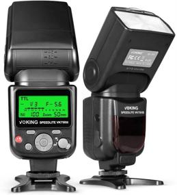 img 3 attached to 📸 Вспышка камеры VOKING VK750III Remote TTL Speedlite: Совместима с Nikon D3500, D3400, D3300, D3200, D5600, D850, D750, D7200, D5300, D5500, D500, D7100, D3100 и другими зеркальными камерами - Включен ЖК-дисплей!