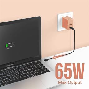 img 2 attached to SlimQ 65W GaN Charger [USB C+USB A] 2 Ports Wall Charger Laptop Accessories