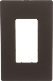 img 4 attached to 🔲 Eaton PJS26RB-SP-L Designer Screwless Wallplate, Oil Rubbed Bronze for 1-Gang Switches