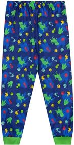 img 1 attached to 🦖 Roar into Bedtime Fun with Gigantosaurus Boys Pajamas: Dinosaur-Inspired & Multicolored