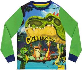 img 3 attached to 🦖 Roar into Bedtime Fun with Gigantosaurus Boys Pajamas: Dinosaur-Inspired & Multicolored