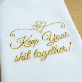 img 2 attached to 🎩 Stylish Wedding Handkerchiefs for Men - Ugly Crying Pink Accessories